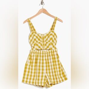 Madewell Seersucker Stripe Flynn Romper